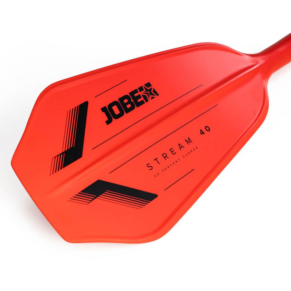 Jobe Stream 3 Piece Carbon 40 SUP Paddle - Orange Extra Image 1